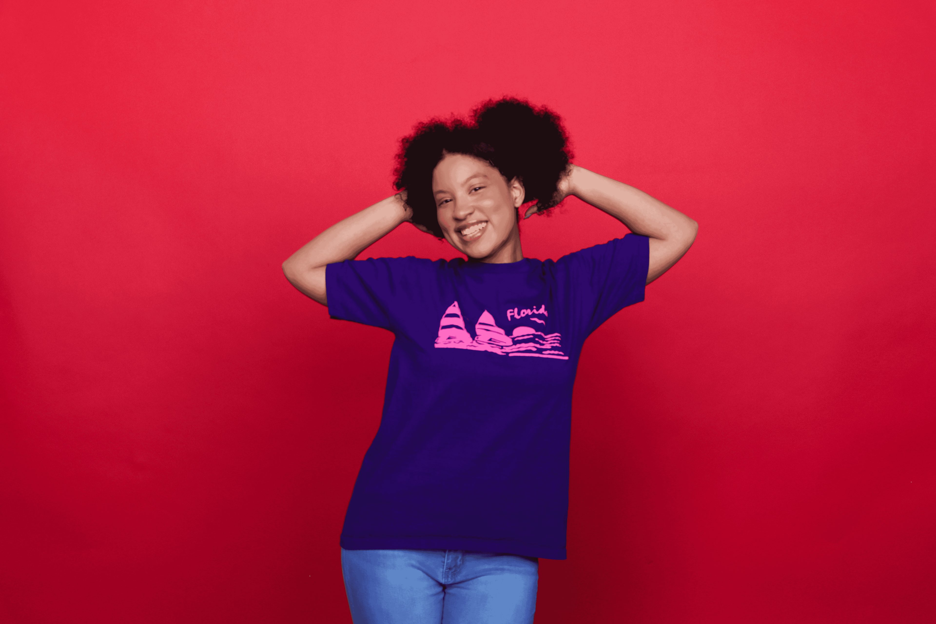 2000s Purple Vacay Tee